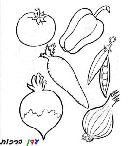 דף צביעה ירקות וברוקולי 1jpg